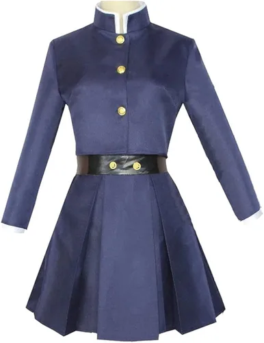 Vista 3 de Disfraz de cosplay de Halloween para mujer conjunto de falda con temática escolar de dibujos animados