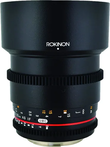 Vista 4 de Rokinon - Lentes de cine gran angular con armazón completo para Canon EF de 85 mm T1.5 AS IF UMC.
