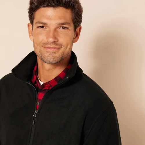 Vista 4 de Tienda Essentials - Chaqueta de vellón con cremallera completa para hombre (disponible en tallas para personas grandes y altas)
