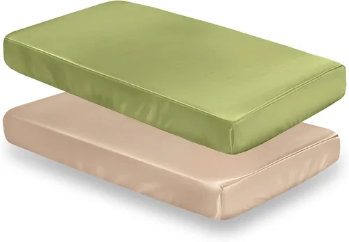 Vista 13 de SiinvdaBZX Sábanas de Satén para Mini Cuna 38 x 24 Pulgadas, Sábanas Sedosas y Suaves para Mini Cuna Portátil, Funda de Colchón, Sábanas para Corral