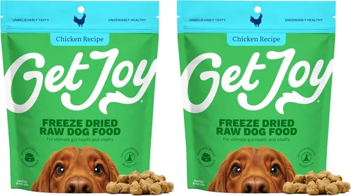 Vista 7 de Get Joy Alimento liofilizado para perros Receta de carne de res con superalimentos para la salud intestinal y la digestión Comida o adorno