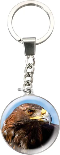 Vista 30 de Deluxebase Magnidome Llavero de domo en forma de cúpula con cadena de acero inoxidable. Llavero de cúpula de cristal