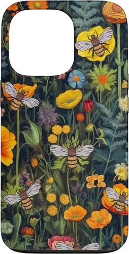 Vista 10 de Bees and Wildflowers Funda para iPhone 17