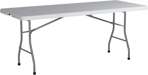 Vista 8 de Mesa cuadrada de resina multiuso Office Star Work Smart 36 x 36 x 29 pulgadas, Resina/Plástico, Blanco crudo