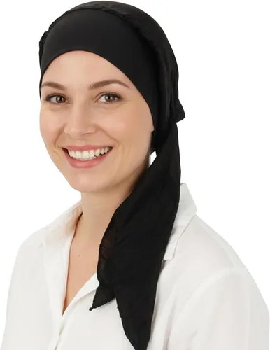 Vista 2 de FADACHY Gorros de cáncer para mujeres, turbantes de quimioterapia, bufanda para la cabeza para pacientes con pérdida de cabello, quimioterapia