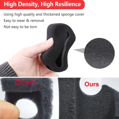 Vista 6 de Funda de espuma Windslayer para GoPro Hero 8 Reducción de ruido de viento Esponja Cubierta protectora Parabrisas para grabación de audio y video