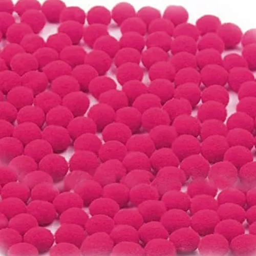 Vista 29 de 1000 pompones para manualidades de 1 pulgada, bolas de pompón mullidas de Navidad, pequeñas bolas de pompones para manualidades, proyectos