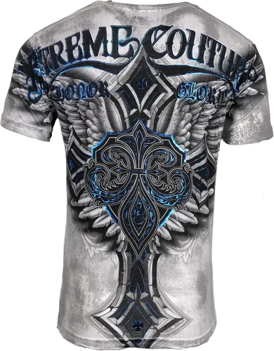 Vista 3 de Xtreme Couture by Affliction - Camiseta de manga corta para hombre, Blanco