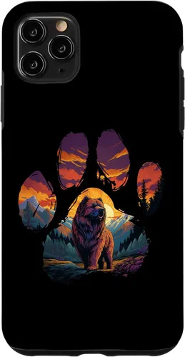 Vista 11 de iPhone 15 Chow Chow Paw Mountain Design Dog Mom Dad Case