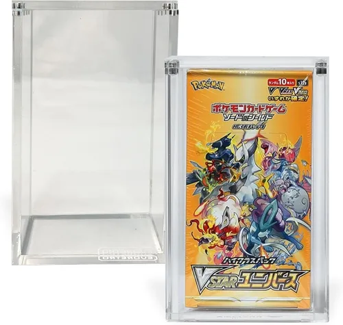 Vista 6 de Cajas de exhibición acrílicas para paquete especial de cajas de booster japonesas pequeñas, Pack de 1