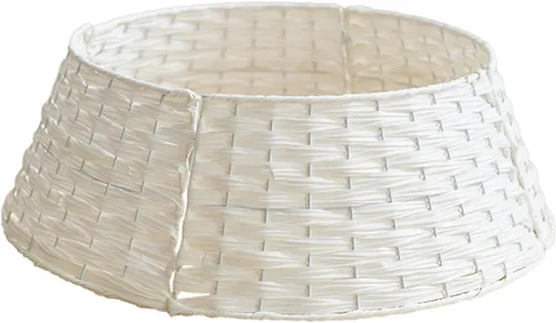 Vista 12 de Falda de cuello para árbol de Navidad, hecha a mano, mimbre artificial, soporte de mimbre para árbol de Navidad, base de árbol de Navidad, anillo