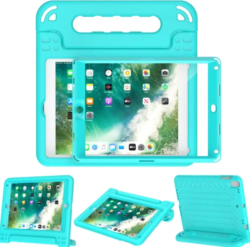 Vista 13 de AVAWO funda para iPad 9.7" 2017, para niños., Negro