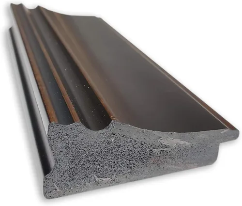 Vista 2 de Amanti Art Espejo de pared de bronce de 29 x 23 pulgadas, espejo rectangular de baño de bronce aceitado para decoración de pared de sala de estar
