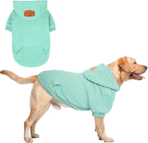 Vista 87 de BEAUTYZOO - Sudadera con capucha para perros con agujero para correa y bolsillo, suéteres para perros pequeños, medianos y grandes, niños y niñas