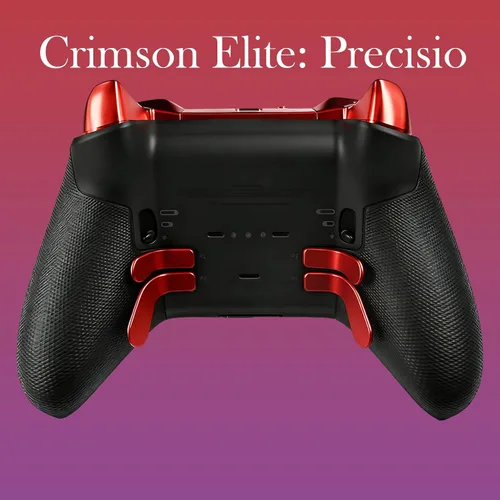 Vista 3 de LuLuGou Customized Elite Series 2 Controller-Magic Sound Red,Gamepad Compatible with Xbox Elite Series 2 Controller,Custom Soft Touch Feel,Gaming