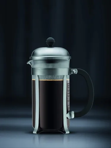 Vista 33 de Bodum Chambord - Cafetera de prensa francesa, Jarra de vidrio, Cromado