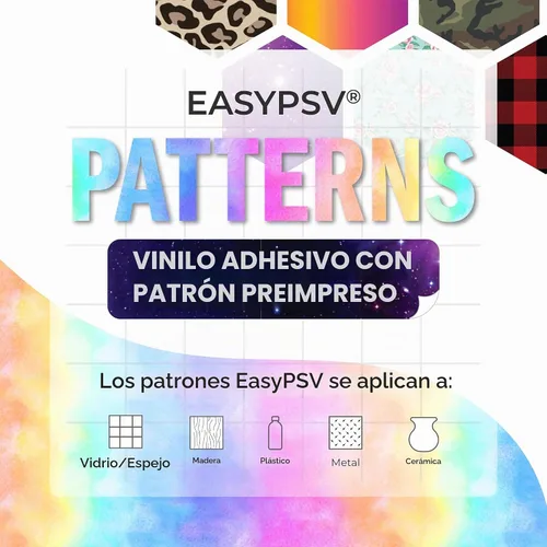 Vista 6 de Siser EasyPSV Patterns Rollo de 11.8 pulgadas x 3 pies, vinilo permanente autoadhesivo para manualidades (verde camuflado)
