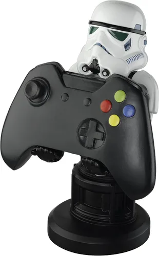 Vista 4 de Exquisite Gaming Cable Guy - Stormtrooper - Controller and Device Holder & Cable Guy - Marvel Deadpool - Charging Controller and Device Holder - Toy