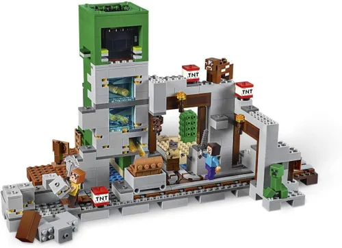 Vista 2 de LEGO Minecraft The Creeper Mine 21155 Kit de construcción (834 piezas)