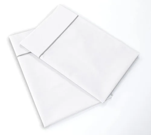 Vista 19 de Juego de 2 fundas de almohada 100 % percal de algodón, suaves y transpirables, tela ligera, tejido suave y aireado, para ella o él