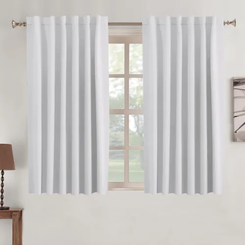 Vista 48 de Turquoize Cortinas Opacas con Aislamiento Térmico Paneles de Tratamiento de Ventanas con Bolsillo para Barra Paneles de Ventana para Ventanas