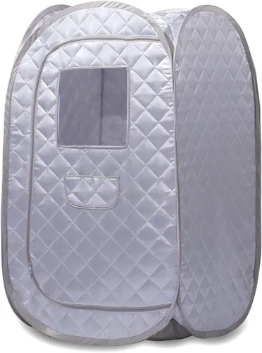 Vista 8 de Smartmak Tienda de Sauna de Vapor Portátil, Sala de Spa Plegable de Cuerpo Completo para Una Persona para Terapia de Desintoxicación Sin Vaporizador