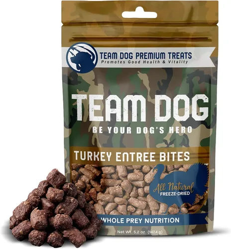 Vista 11 de Team Dog Golosinas para perros con corazón, pulmón e hígado de res, 5.4 onzas, sin gluten y sin granos