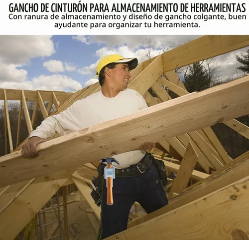 Vista 2 de Angoily Series 2 Cinturón Clip Herramienta Almacenamiento Estante Colgante Gancho de Acero