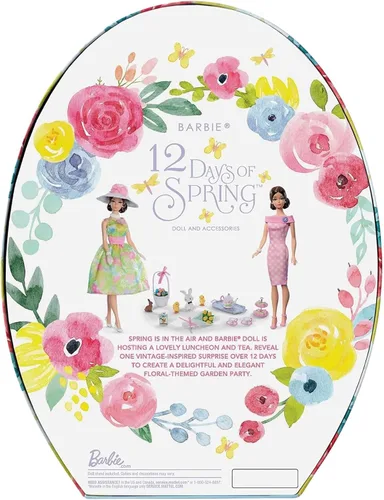 Vista 7 de Barbie Muñeca coleccionable Signature de 12 días de primavera