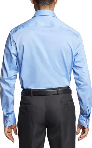 Vista 2 de Van Heusen Camisa de vestir para hombre ajuste regular sin arrugas cuello flexible elástico