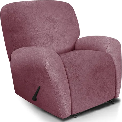 Vista 31 de ANARACHON Fundas para Sillas Reclinables Tipo Cuero, 4 Piezas Funda para Sillón Reclinable Lazy Boy, Protector de Muebles - Funda Suave Lavable