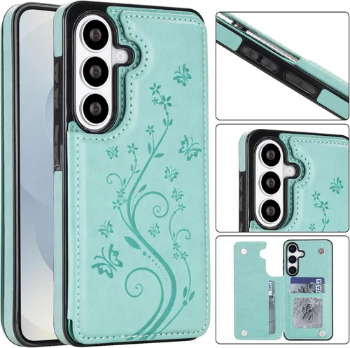 Vista 2 de Asuwish Funda de teléfono para Samsung Galaxy A37 5G con protector de pantalla de vidrio templado y tarjetero con soporte para tarjetero, soporte