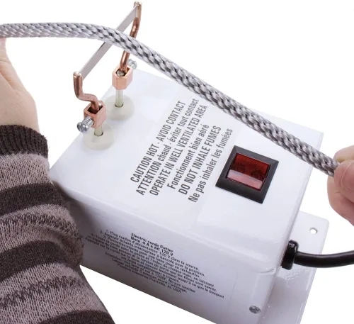 Vista 5 de Eléctrico Cortador De Cuerda – 120 V V, 48 W, térmico, caliente cuchillo de hoja para Paracord tela Belting lazo tela cortador de cuerda y Premium