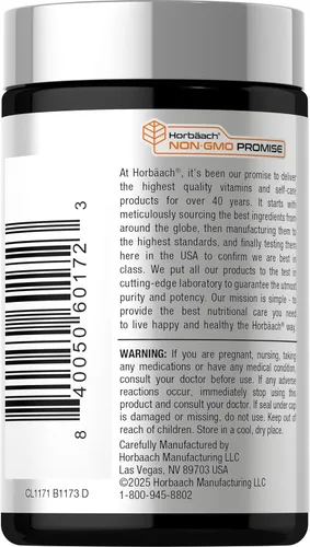 Vista 3 de Horbäach Vitamina B12 5000 mcg 120 tabletas de disolución rápida