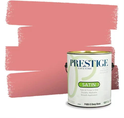 Vista 373 de Prestige Paints Pintura exterior e imprimación en uno, 1 galón, plano, coincidencia comparable de Valspar* Amber Rose*
