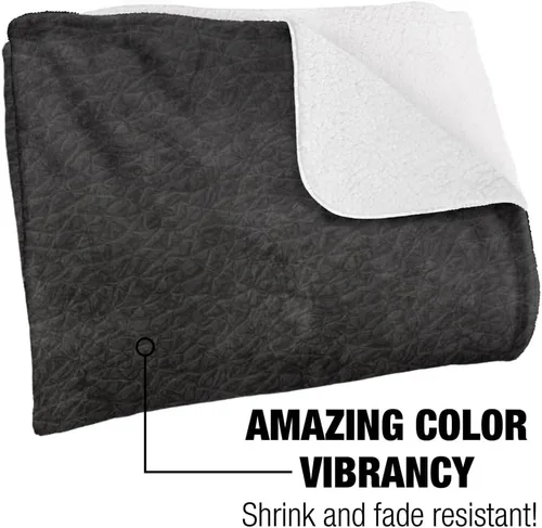 Vista 3 de Manta de Star Trek, 50 x 60 pulgadas, Klingon Empire Silky Touch Sherpa Back Manta súper suave