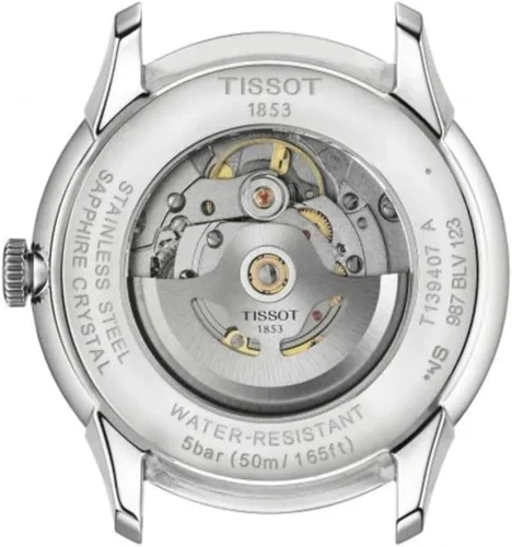 Vista 2 de Tissot Chemin des Tourelles Powermatic 80 1.654 in, Verde, Moderno