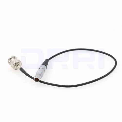 Vista 3 de BNC a 9-Pin EXT Conector Cable de entrada de código de tiempo para RED Komodo 6K (cable fino de 9 pines)