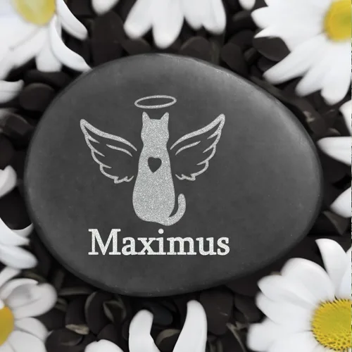 Vista 5 de Regalos conmemorativos para gatos, piedra conmemorativa personalizada para mascotas, lápida conmemorativa para gatos, marcadores de tumbas de gatos