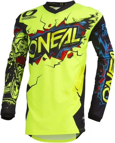 Vista 2 de O'Neal Element Camiseta Juvenil Villian Amarillo