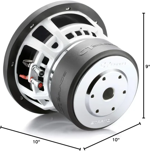 Vista 7 de CT Sounds STRATO-8-D2 1200 vatios máximo 8 pulgadas subwoofer para coche dual 2 ohmios
