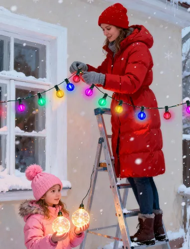 Vista 4 de Paquete de 25 bombillas LED multicolor G40 de repuesto, base de candelabro E12/C7, bombillas LED globo Edison inastillables para cadena de luces