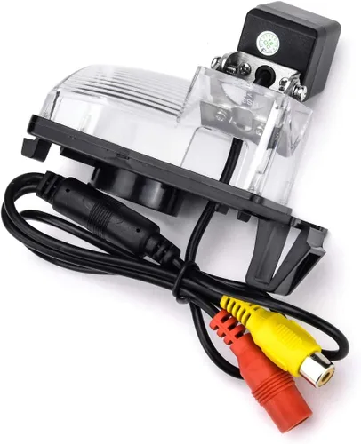 Vista 5 de Cámara de visión trasera de coche de ángulo ajustable de 12 LED para Nissan Tiida/Versa Hatchback/Grand Livina/Pulsar/Fairlady Z y cámara