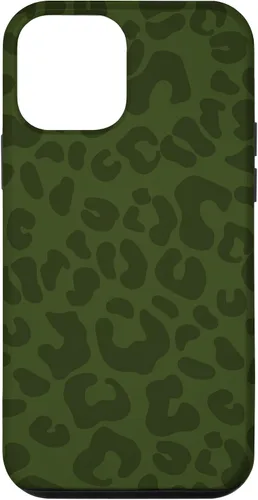 Vista 16 de Olive Military Green Cheetah Leopard Print Animal Skin Case for iPhone 17