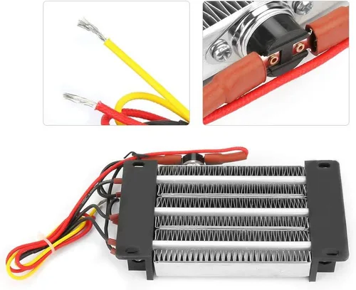 Vista 3 de Calentador de aire de cerámica Temperatura constante Compacto Calefacción eficiente para Dormitorios Coches Pequeños Espacios 110V 750W