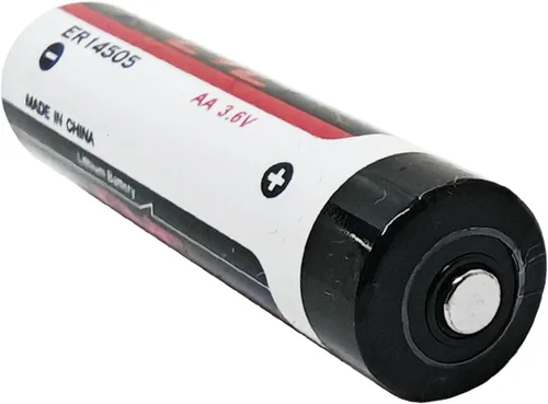 Vista 6 de Paquete de 4 baterías de litio ER14505 de 3.6 V tamaño AA de 2700 mAh batería de cloruro de tionilo (no recargable)..