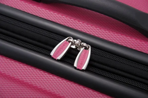 Vista 4 de Rockland London Equipaje con carcasa rígida con ruedas, Magenta), F190-MAGENTA