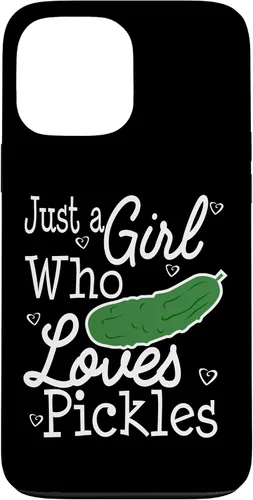 Vista 24 de Pickles Just A Girl Who Loves Funny Case for iPhone 16