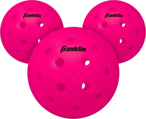 Vista 23 de Franklin Sports X-40 Outdoor Pickleballs - USAP Approved Rosa