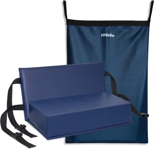 Vista 11 de NYOrtho Extensor de reposapiés para silla de ruedas, protector de cojín de piernas, se asegura fácilmente con correa de liberación rápida, anchos